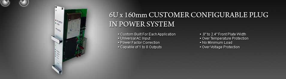 6U x 160mm Power Blade Series