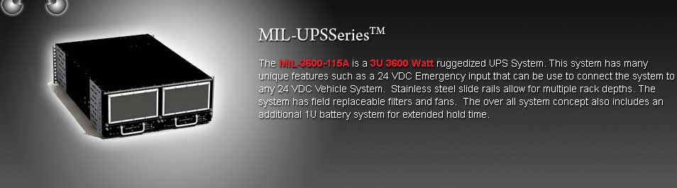 MIL-UPSSeries 3600-115A